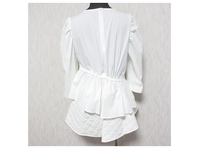Autre Marque Suéter de capas acolchado Jusglitty Blanco - vista 2