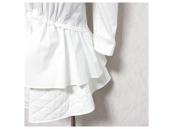 Autre Marque Suéter de capas acolchado Jusglitty Blanco - vista 5