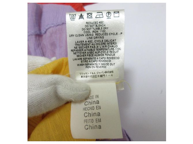 Chloé See By Chloe Farbblock-Camisole Rot Lila Gelb - Ansicht 9