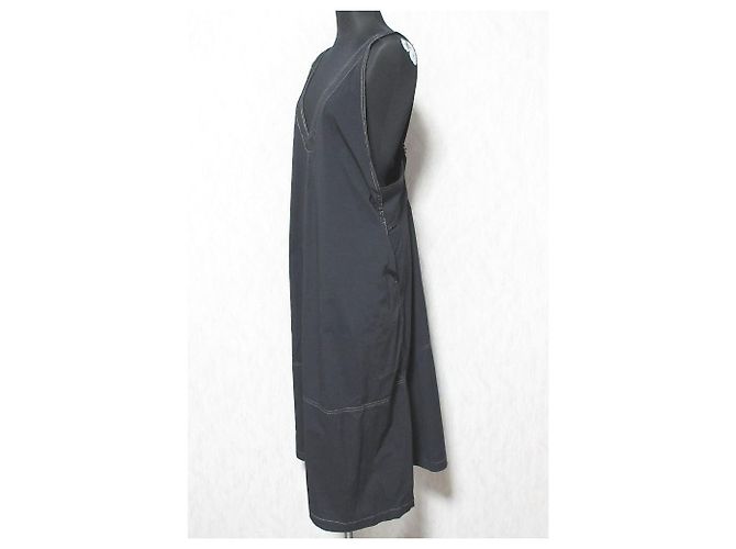 Autre Marque IENA Taslan V-Ausschnitt Kleid Pullover Rock Schwarz - vista 3