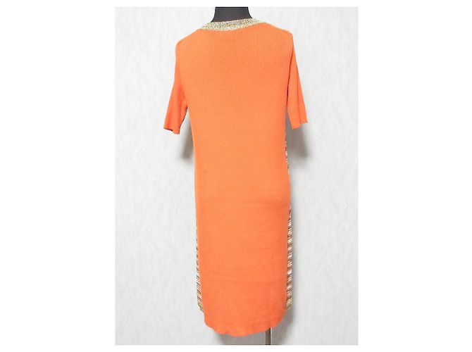 Autre Marque Strickkleid Junko Shimada 49AV Orange - Ansicht 2