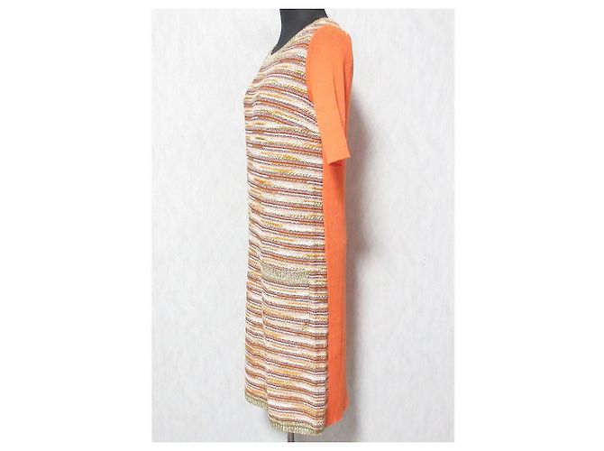 Autre Marque Strickkleid Junko Shimada 49AV Orange - Ansicht 3