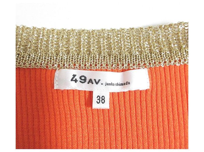 Autre Marque Strickkleid Junko Shimada 49AV Orange - Ansicht 5
