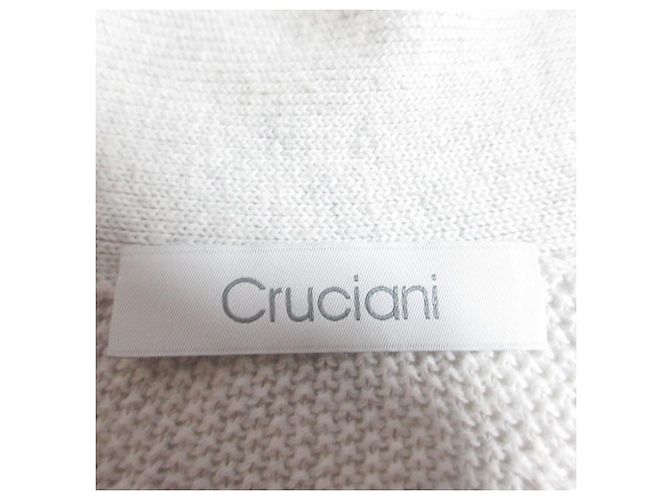 Autre Marque Cárdigan de punto de algodón Cruciani Gris - vista 5