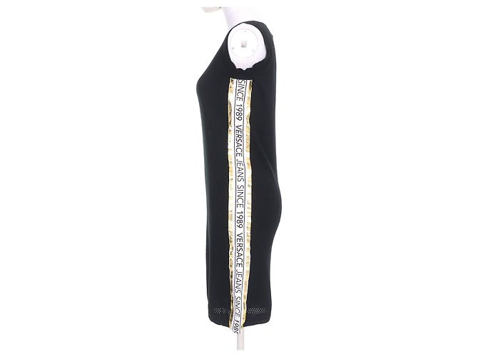 Strickkleid Versace Jeans Schwarz - Ansicht 2