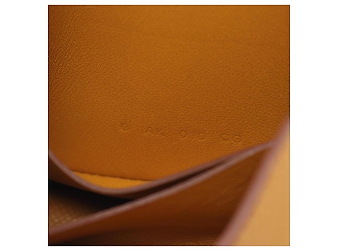 Billetera Bifold Slim Constance Hermès Castaño - vista 5