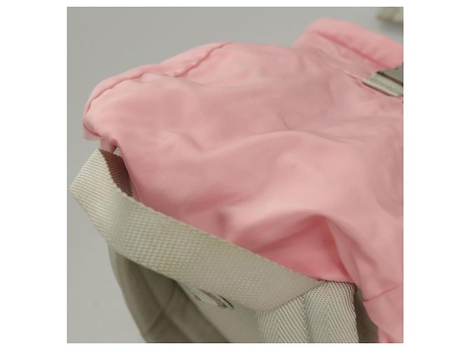 Prada Single Buckle Pocket Tessuto Small Rose - vue 6
