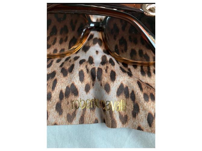 Roberto Cavalli Oversized Sonnenbrille Hellbraun - Ansicht 6