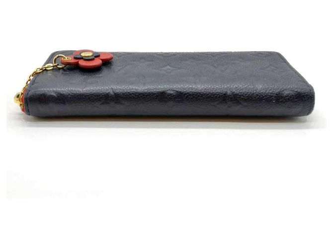 Cartera Larga Redonda Clemence Louis Vuitton Roja Azul marino - vista 3