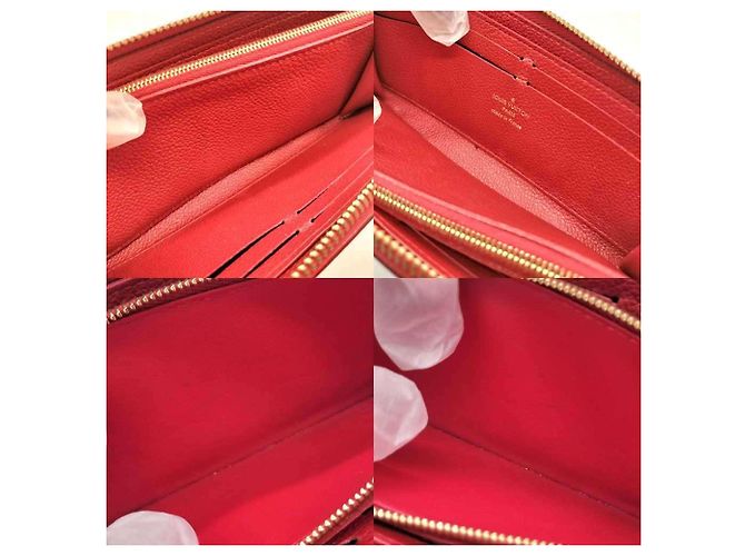 Cartera Larga Redonda Clemence Louis Vuitton Roja Azul marino - vista 6
