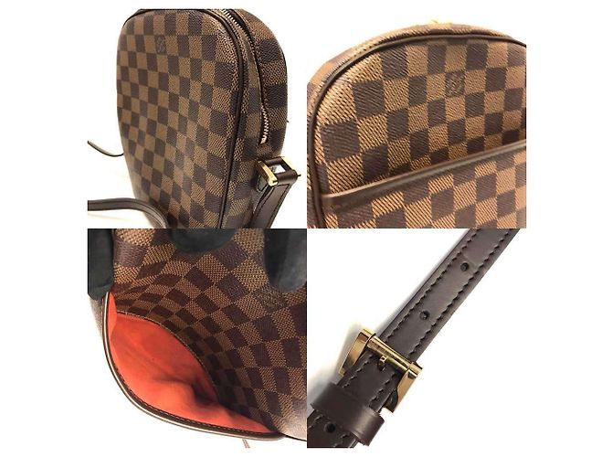 Borsa a Spalla Damier Ebene Ipanema PM Louis Vuitton Marrone - vista 5