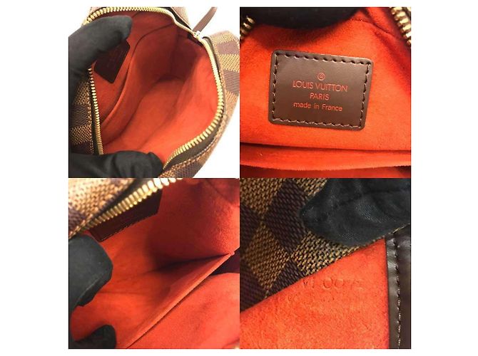 Borsa a Spalla Damier Ebene Ipanema PM Louis Vuitton Marrone - vista 6