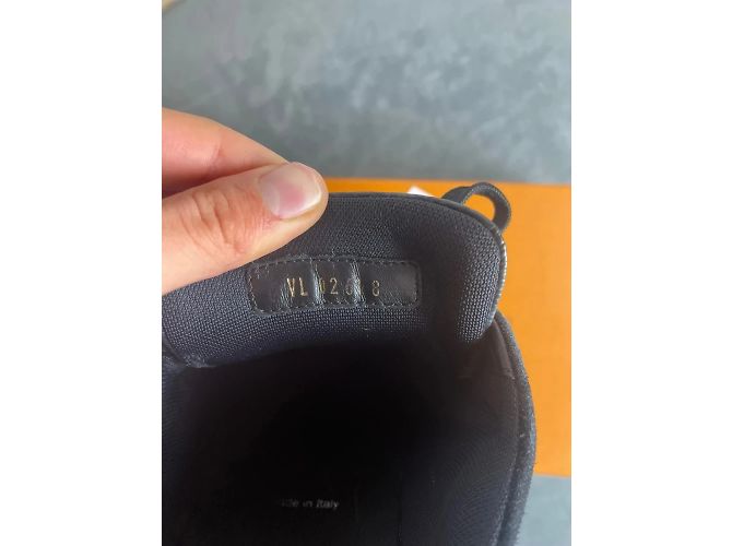 Sneakers Louis Vuitton in pelle nera Nero - vista 10