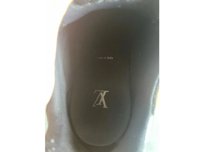 Sneakers Louis Vuitton in pelle nera Nero - vista 11