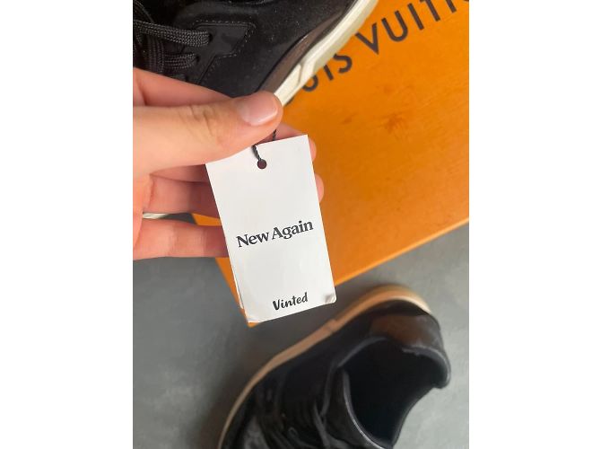 Sneakers Louis Vuitton in pelle nera Nero - vista 12