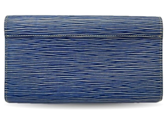 Cartera larga Louis Vuitton Epi Denim Azul - vista 2