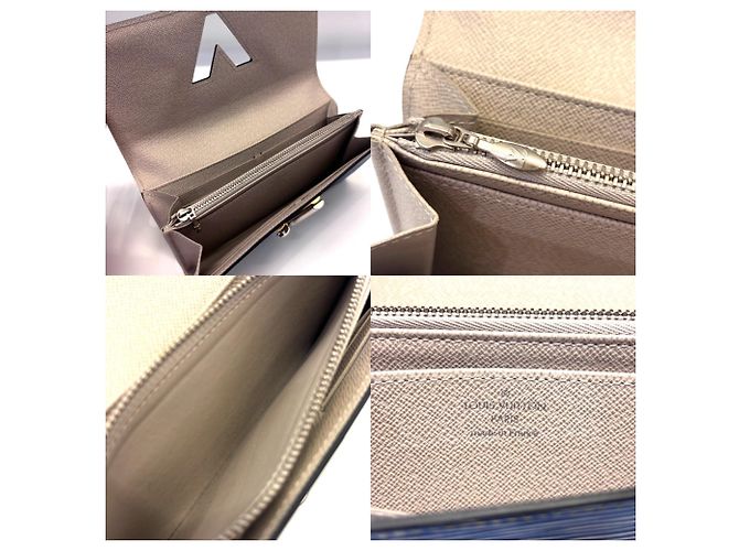 Cartera larga Louis Vuitton Epi Denim Azul - vista 5