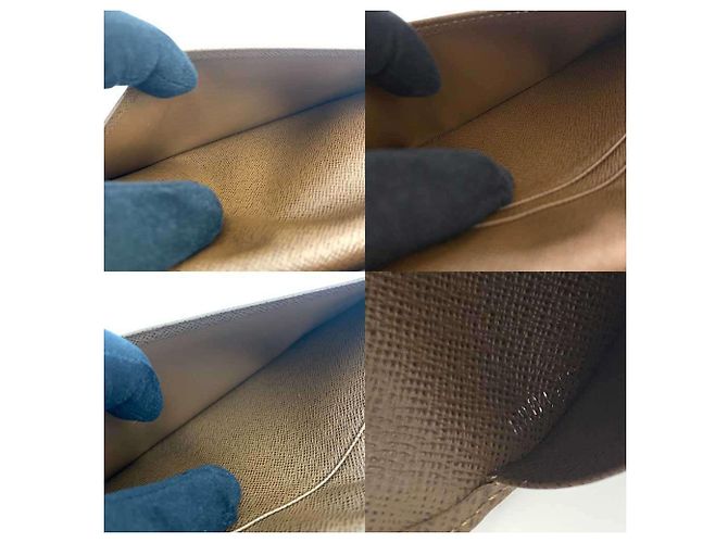 Louis Vuitton Taiga Brazza Brown Bifold Geldbörse Braun - Ansicht 7