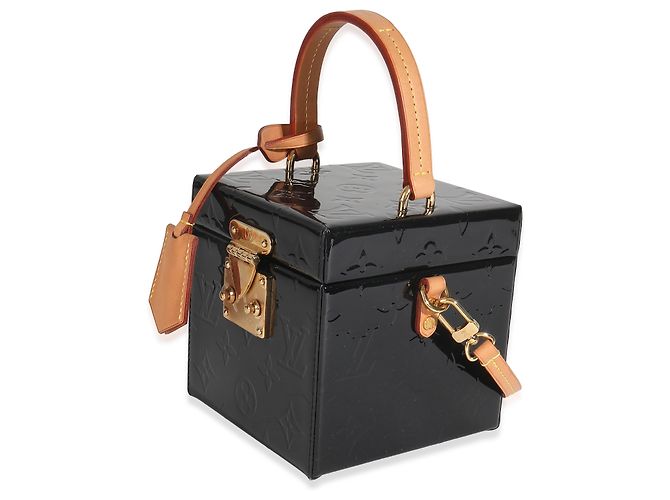 Louis Vuitton Black Monogram Vernis Bleecker Box - view 3
