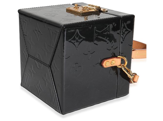 Louis Vuitton Black Monogram Vernis Bleecker Box - view 6