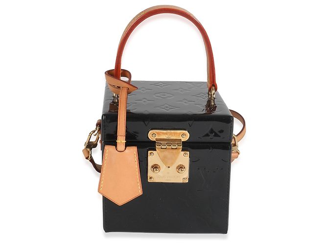 Louis Vuitton Black Monogram Vernis Bleecker Box - view 8