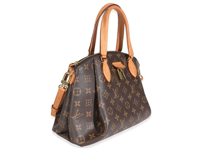 Louis Vuitton Monogram Canvas Rivoli PM Marrone - vista 4