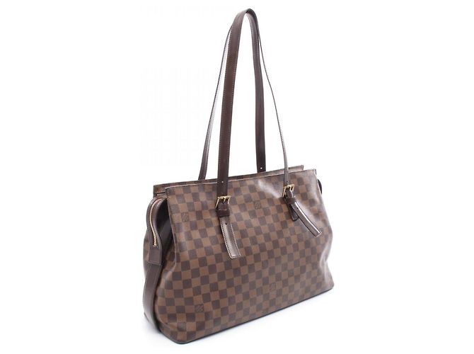 Borsa Tote Chelsea Louis Vuitton Marrone Damier ebene - vista 2