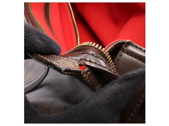 Borsa Tote Chelsea Louis Vuitton Marrone Damier ebene - vista 6