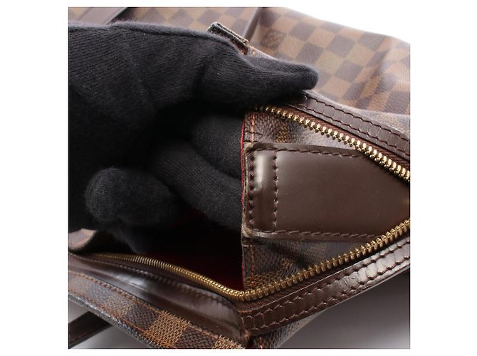 Borsa Tote Chelsea Louis Vuitton Marrone Damier ebene - vista 9