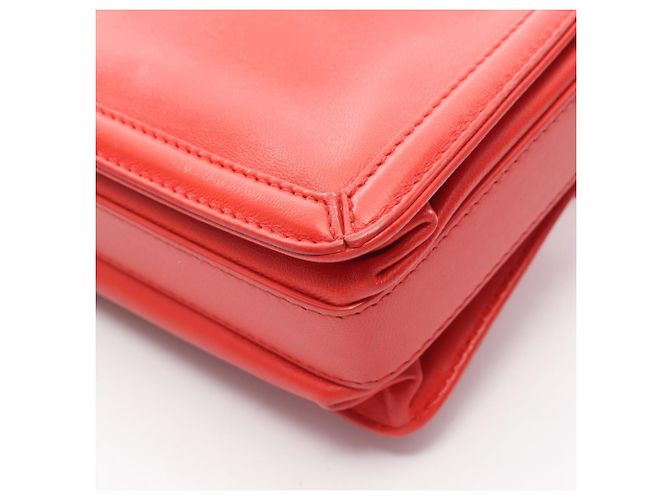 Borsa a Spalla Intrecciato Rialto di Bottega Veneta Rosso - vista 11