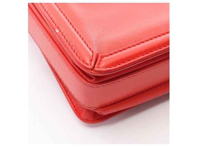 Borsa a Spalla Intrecciato Rialto di Bottega Veneta Rosso - vista 12