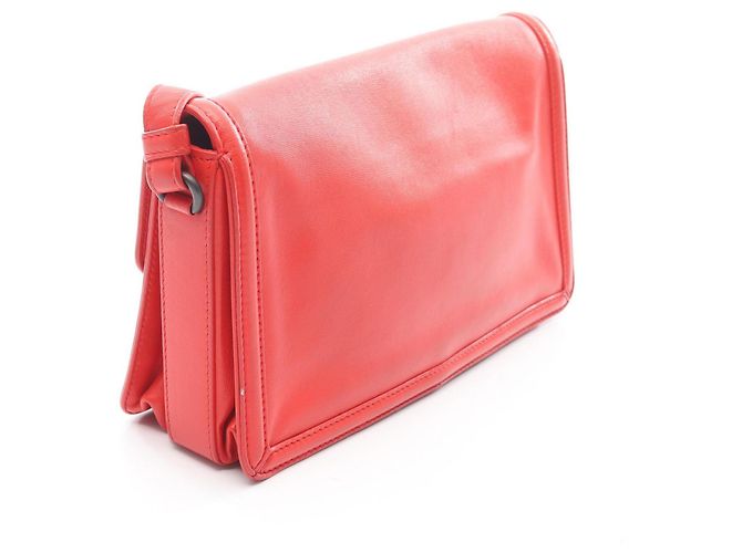 Borsa a Spalla Intrecciato Rialto di Bottega Veneta Rosso - vista 2