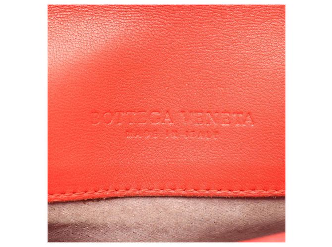 Borsa a Spalla Intrecciato Rialto di Bottega Veneta Rosso - vista 4