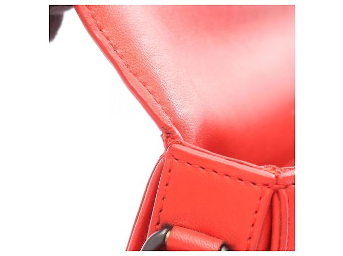 Borsa a Spalla Intrecciato Rialto di Bottega Veneta Rosso - vista 6