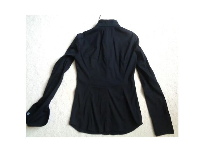 Camicia Gucci Tom Ford in cotone blu navy - vista 2