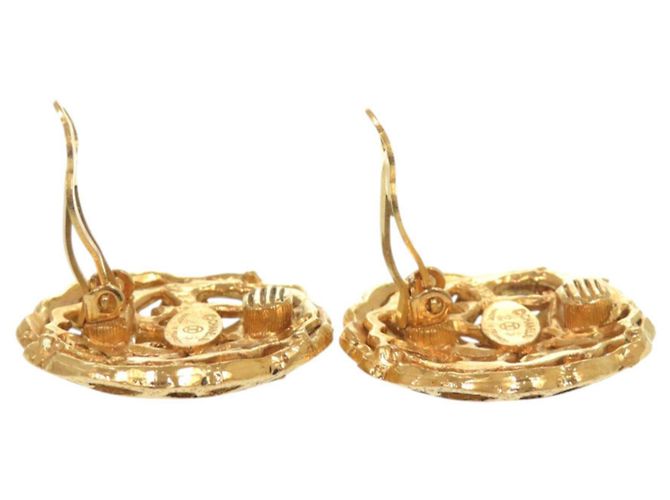 Timeless Vintage Coco Mark Gold Clip Ohrringe von Chanel Golden - Ansicht 3