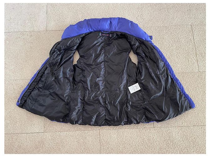 Ärmellose Weste oder Daunenjacke Marc Cain Blau-Violett Gr. 1 oder 36-38 Schwarz Lila - Ansicht 13