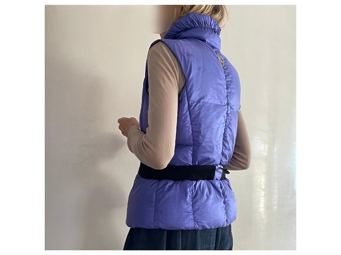 Ärmellose Weste oder Daunenjacke Marc Cain Blau-Violett Gr. 1 oder 36-38 Schwarz Lila - Ansicht 20