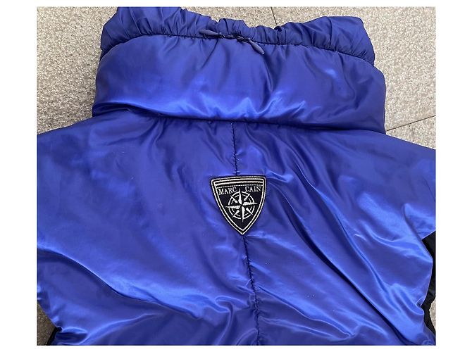 Ärmellose Weste oder Daunenjacke Marc Cain Blau-Violett Gr. 1 oder 36-38 Schwarz Lila - Ansicht 6
