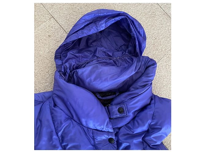 Ärmellose Weste oder Daunenjacke Marc Cain Blau-Violett Gr. 1 oder 36-38 Schwarz Lila - Ansicht 7