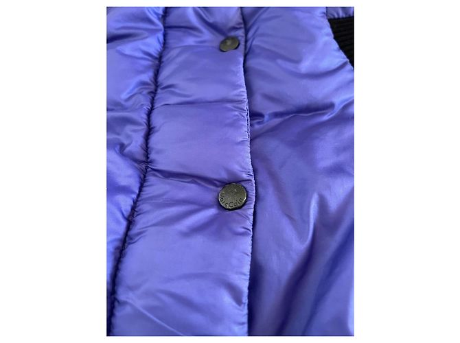 Ärmellose Weste oder Daunenjacke Marc Cain Blau-Violett Gr. 1 oder 36-38 Schwarz Lila - Ansicht 9