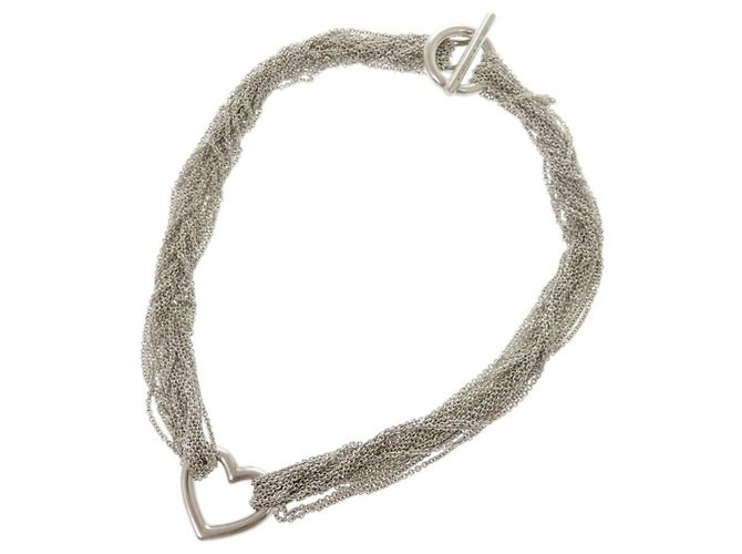 Collana Toggle Cuore Aperto in Argento Sterling di Tiffany & Co. - vista 2