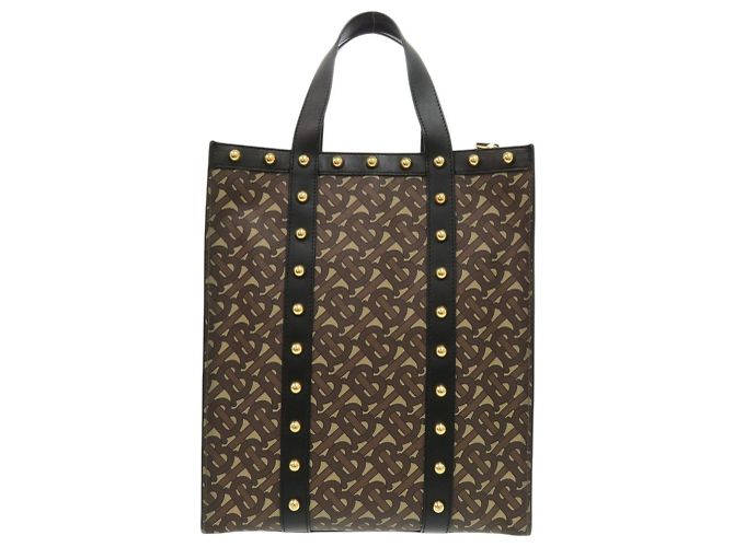 Burberry TB Kleine PVC-beschichtete Canvas-Tasche - Ansicht 2