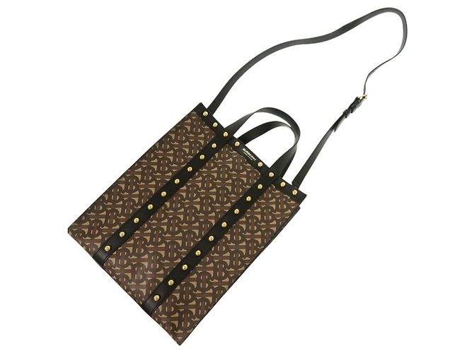 Burberry TB Kleine PVC-beschichtete Canvas-Tasche - Ansicht 5