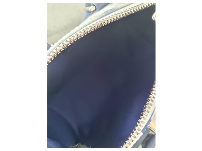 Borsa a tracolla Keepall XS Monogram Watercolor Bianco Blu di Louis Vuitton - vista 15