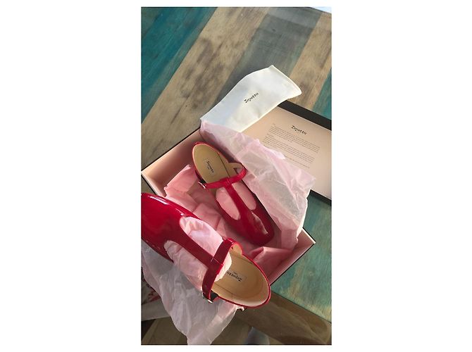 Repetto TARA scarpe babies in vernice rossa Rosso - vista 10