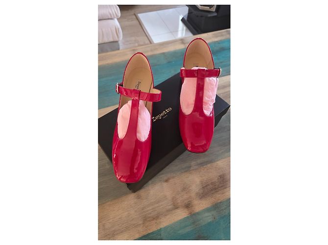 Repetto TARA scarpe babies in vernice rossa Rosso - vista 3