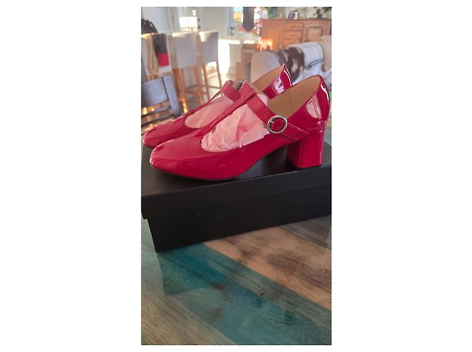 Repetto TARA scarpe babies in vernice rossa Rosso - vista 4