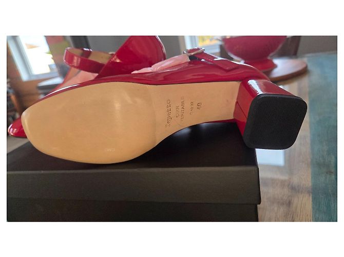 Repetto TARA scarpe babies in vernice rossa Rosso - vista 6