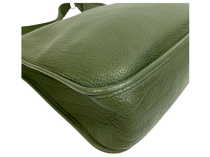 Hermès HERMES Vespa PM Chaine d'Ancre Borsa a Spalla Verde - vista 4